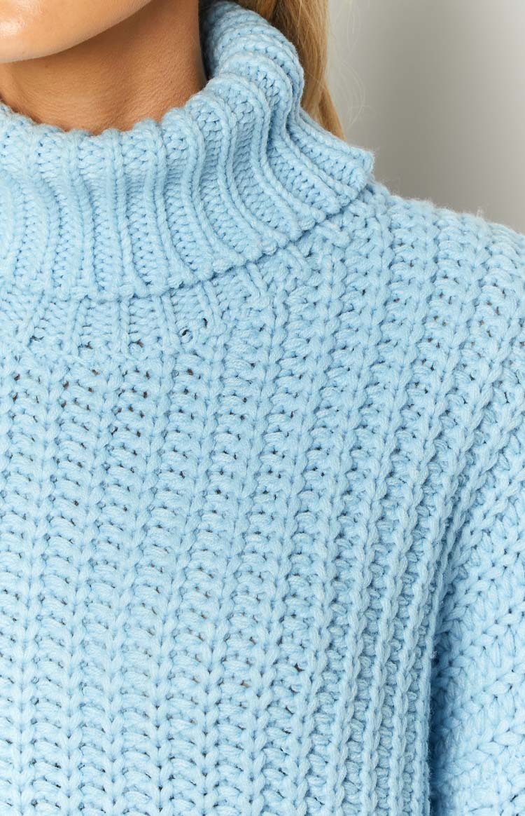 Bonnie Blue Sweater Dress-Vavasi.All Rights Reserved.