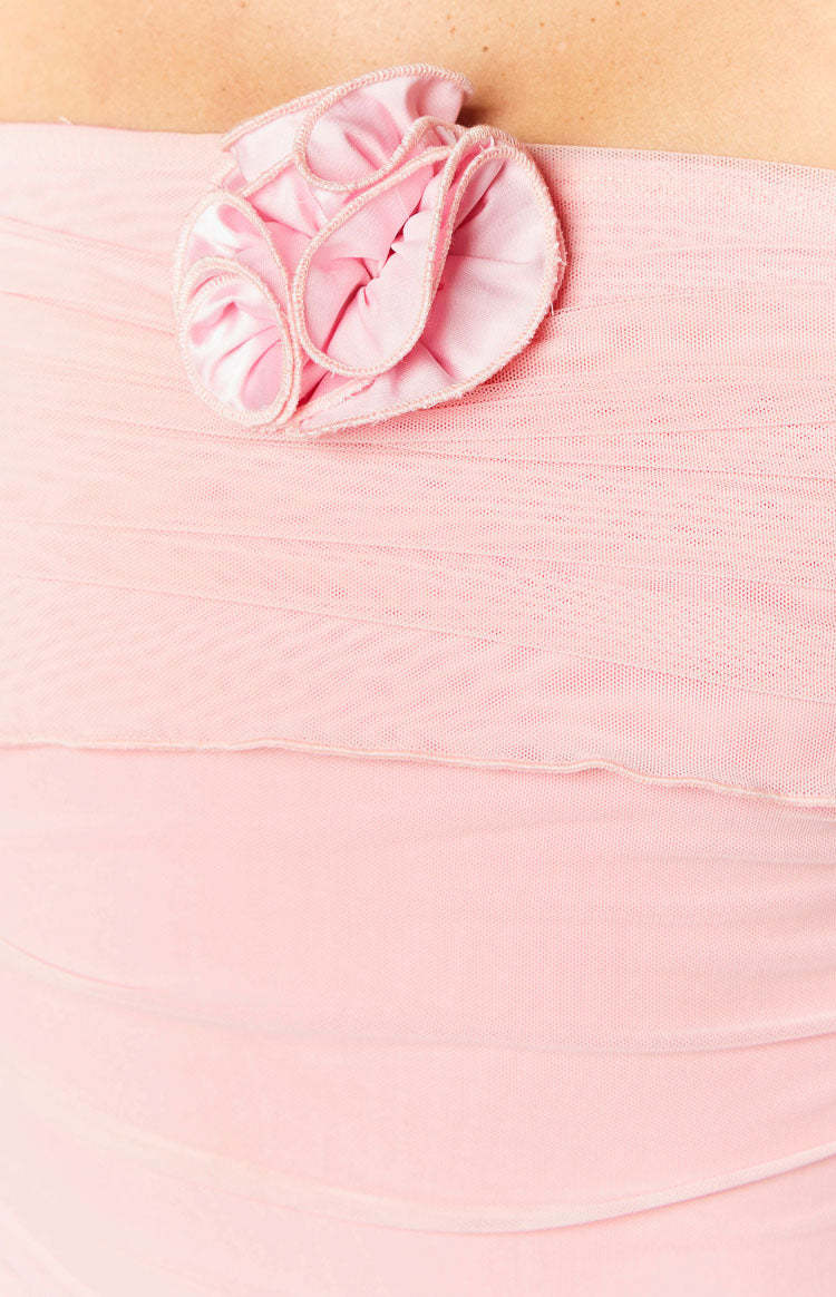 Bree Pink Mesh Long Sleeve Mini Dress-Vavasi.All Rights Reserved.