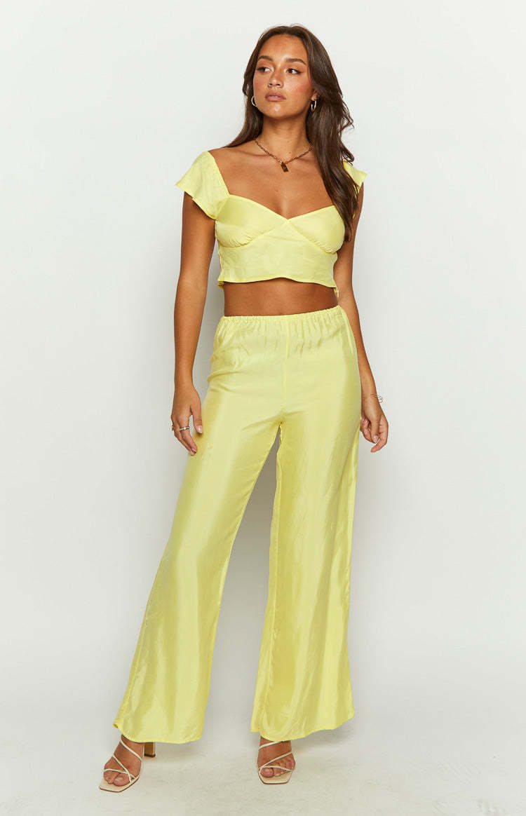 Bridget Yellow Pants-Vavasi.All Rights Reserved.