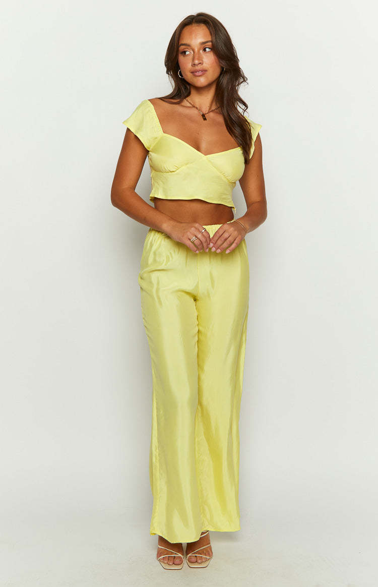 Bridget Yellow Pants-Vavasi.All Rights Reserved.