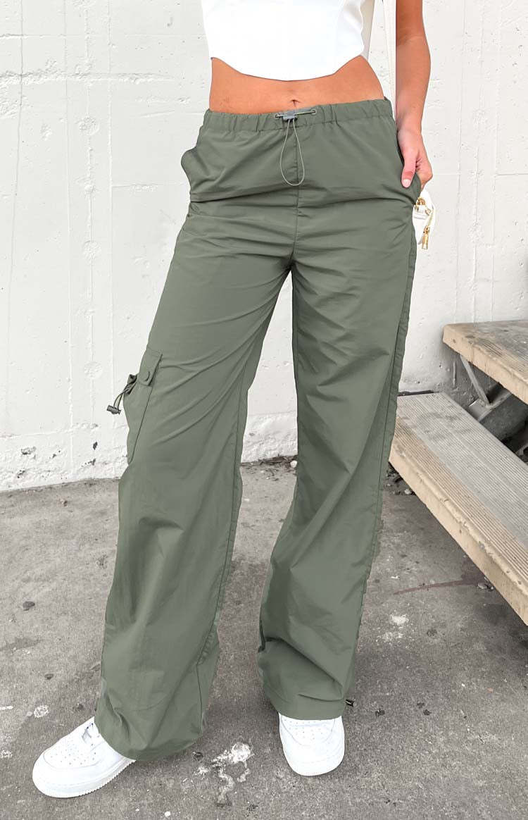 Bronx Khaki Drawcord Cargo Pants-Vavasi.All Rights Reserved.
