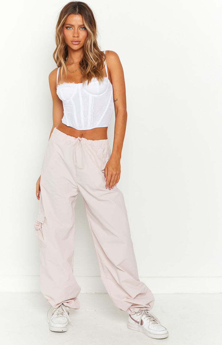 Bronx Pink Drawcord Cargos-Vavasi.All Rights Reserved.