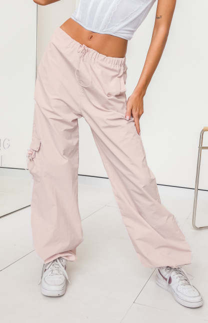 Bronx Pink Drawcord Cargos-Vavasi.All Rights Reserved.