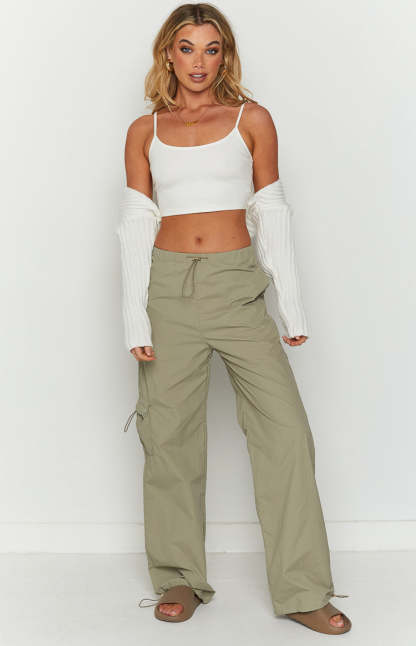 Bronx Stone Drawcord Cargo Pants-Vavasi.All Rights Reserved.