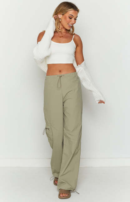 Bronx Stone Drawcord Cargo Pants-Vavasi.All Rights Reserved.