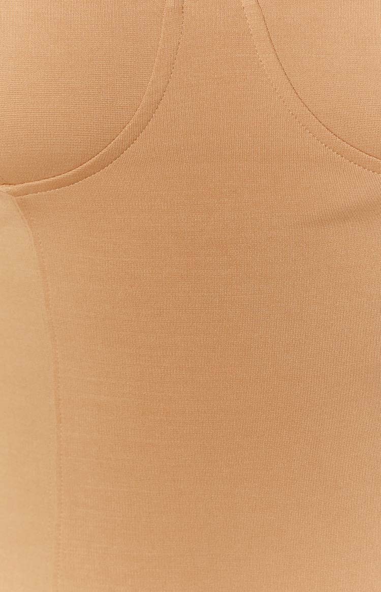 Charm Brown Mini Dress-Vavasi.All Rights Reserved.