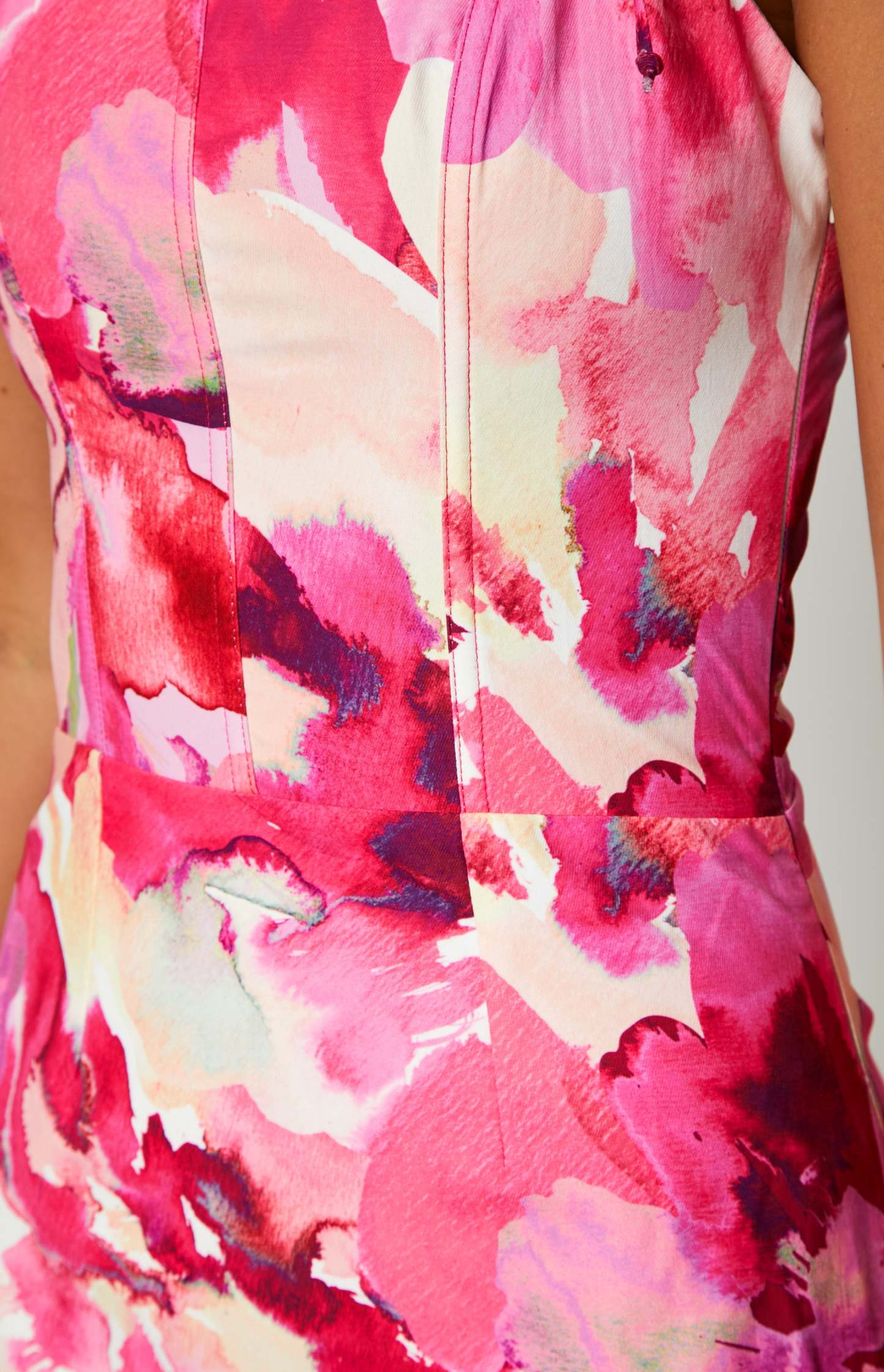 Chase Pink Floral Mini Dress-Vavasi.All Rights Reserved.