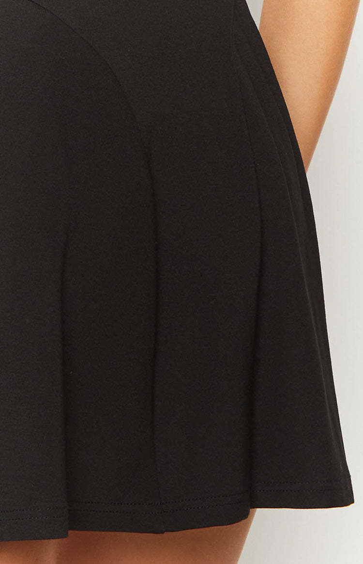 Chevy Black Strapless Mini Dress-Vavasi.All Rights Reserved.