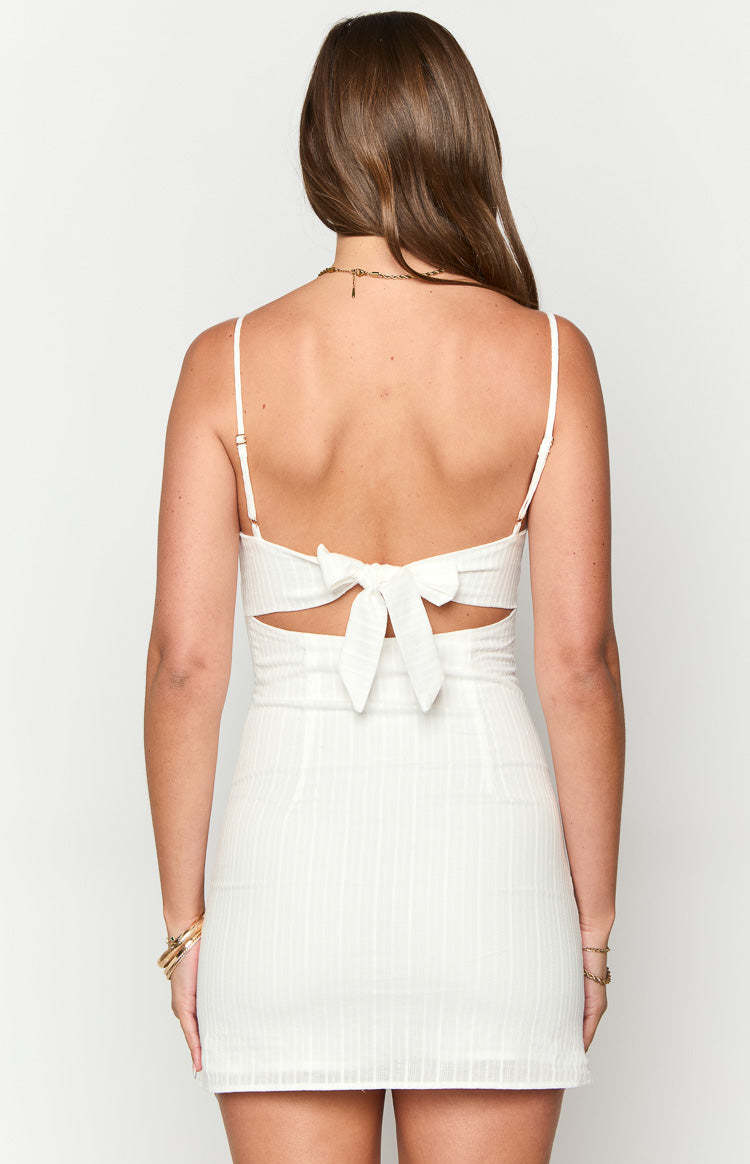 Choose Me White Mini Dress-Vavasi.All Rights Reserved.