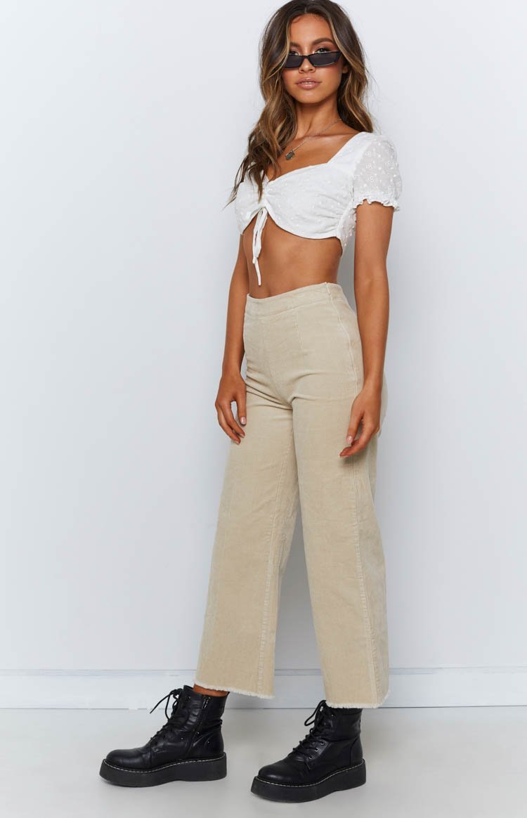 Churchtown Pants Beige Cord-Vavasi.All Rights Reserved.