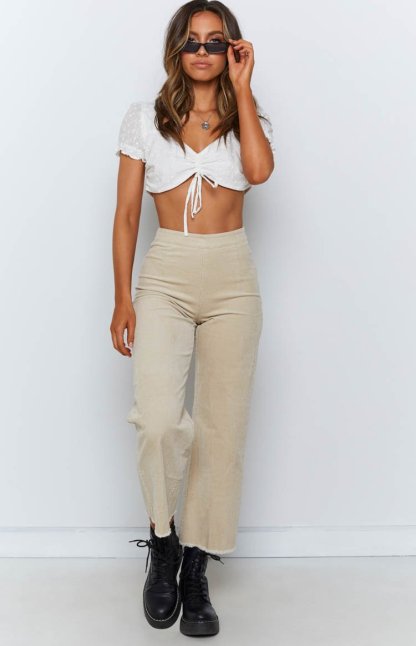 Churchtown Pants Beige Cord-Vavasi.All Rights Reserved.