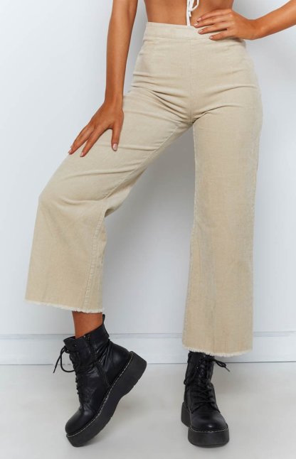 Churchtown Pants Beige Cord-Vavasi.All Rights Reserved.