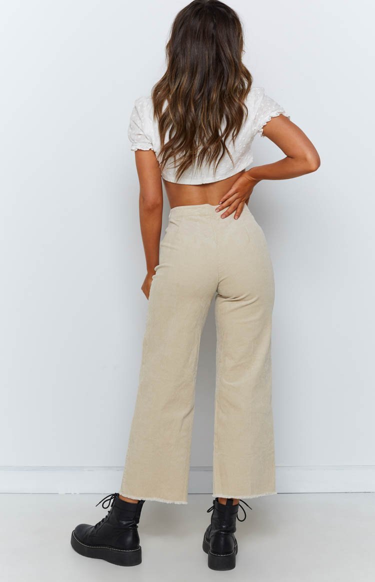 Churchtown Pants Beige Cord-Vavasi.All Rights Reserved.