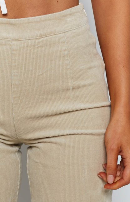Churchtown Pants Beige Cord-Vavasi.All Rights Reserved.