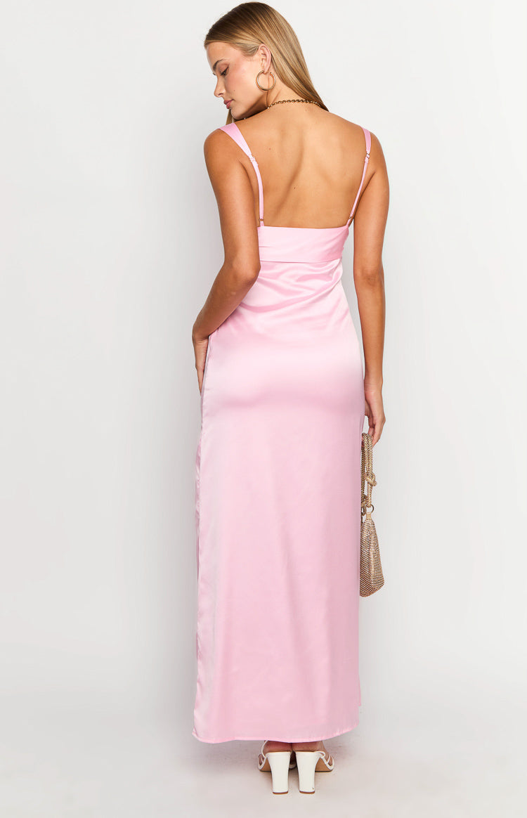 Cianna Pink Maxi Dress-Vavasi.All Rights Reserved.