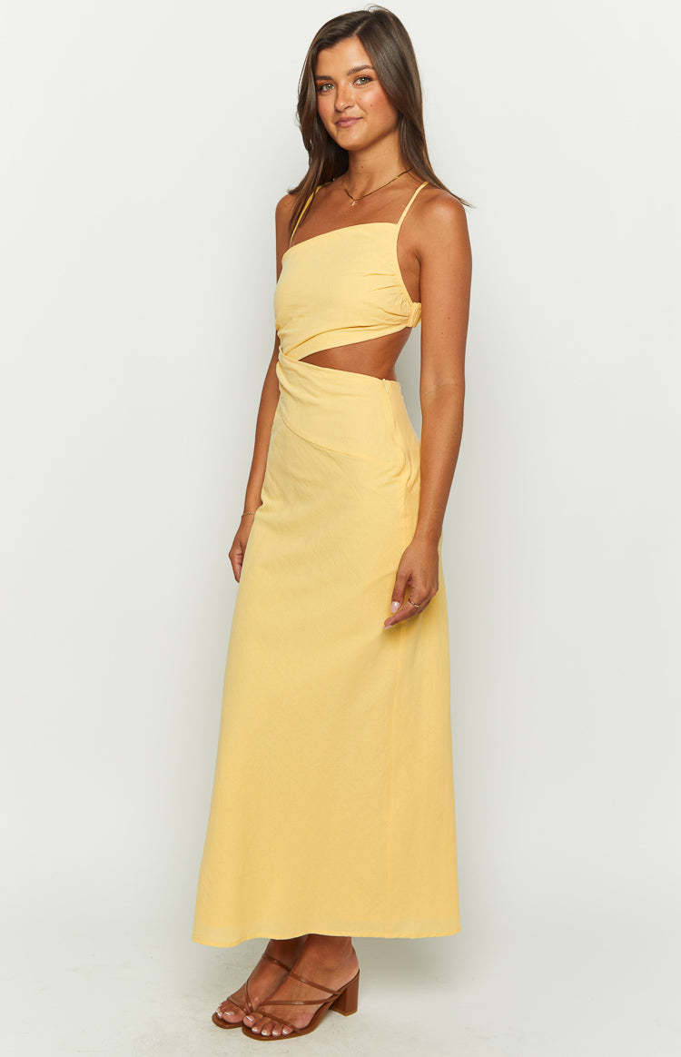 Cindy Yellow Maxi Dress-Vavasi.All Rights Reserved.
