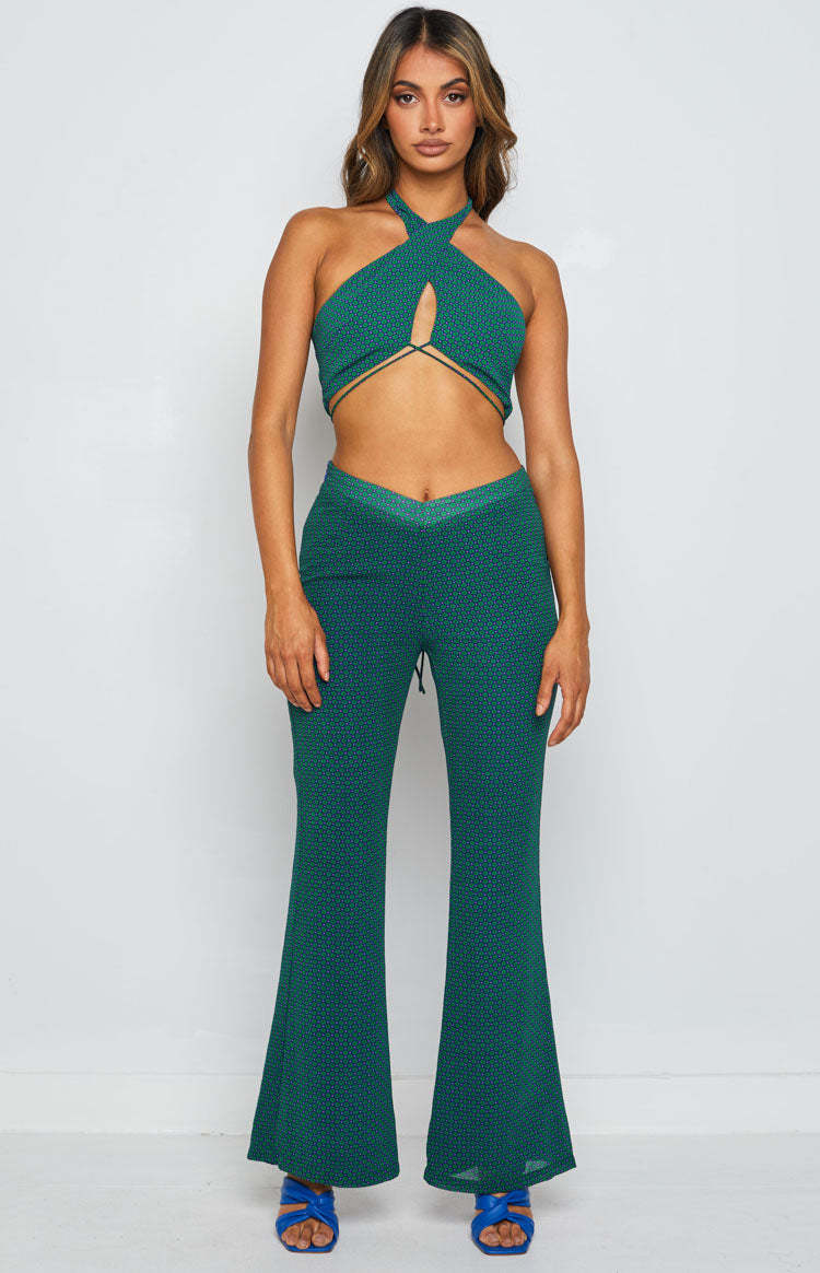 Clifford Teal Pants-Vavasi.All Rights Reserved.