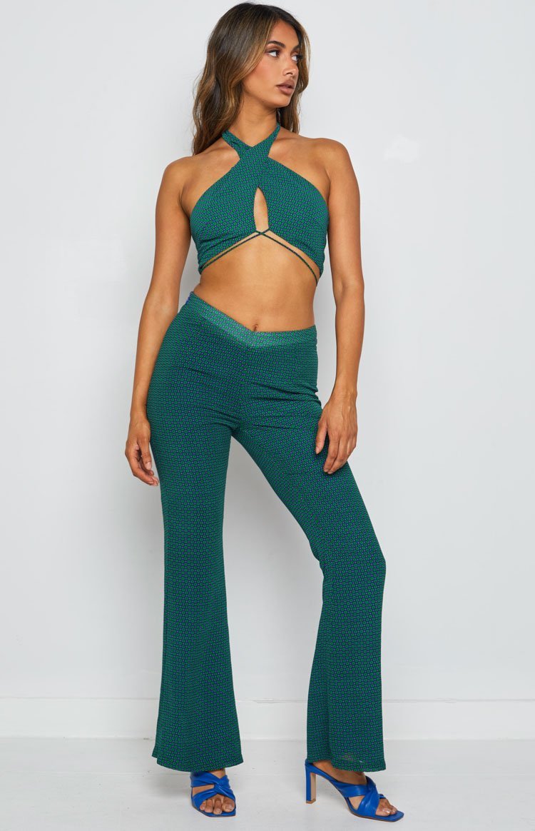Clifford Teal Pants-Vavasi.All Rights Reserved.