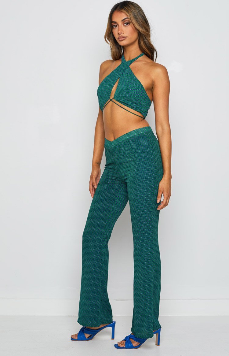Clifford Teal Pants-Vavasi.All Rights Reserved.