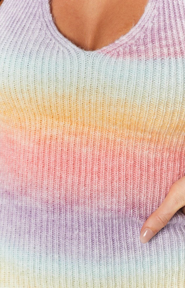 Cloud Nine Halter Mini Dress Rainbow-Vavasi.All Rights Reserved.