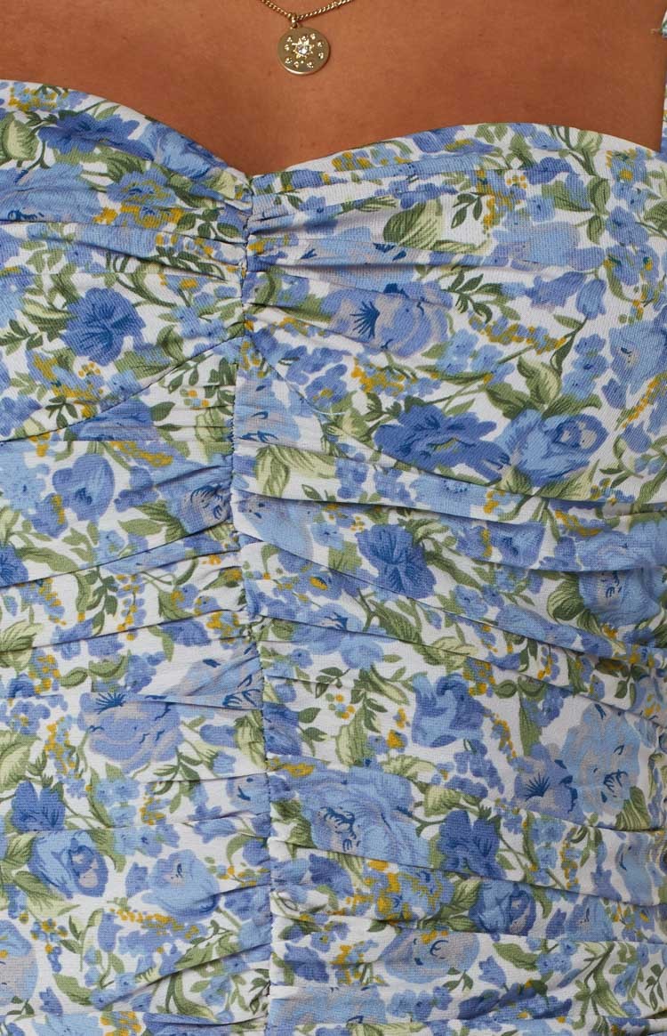 Corey Mini Dress Blue-Vavasi.All Rights Reserved.
