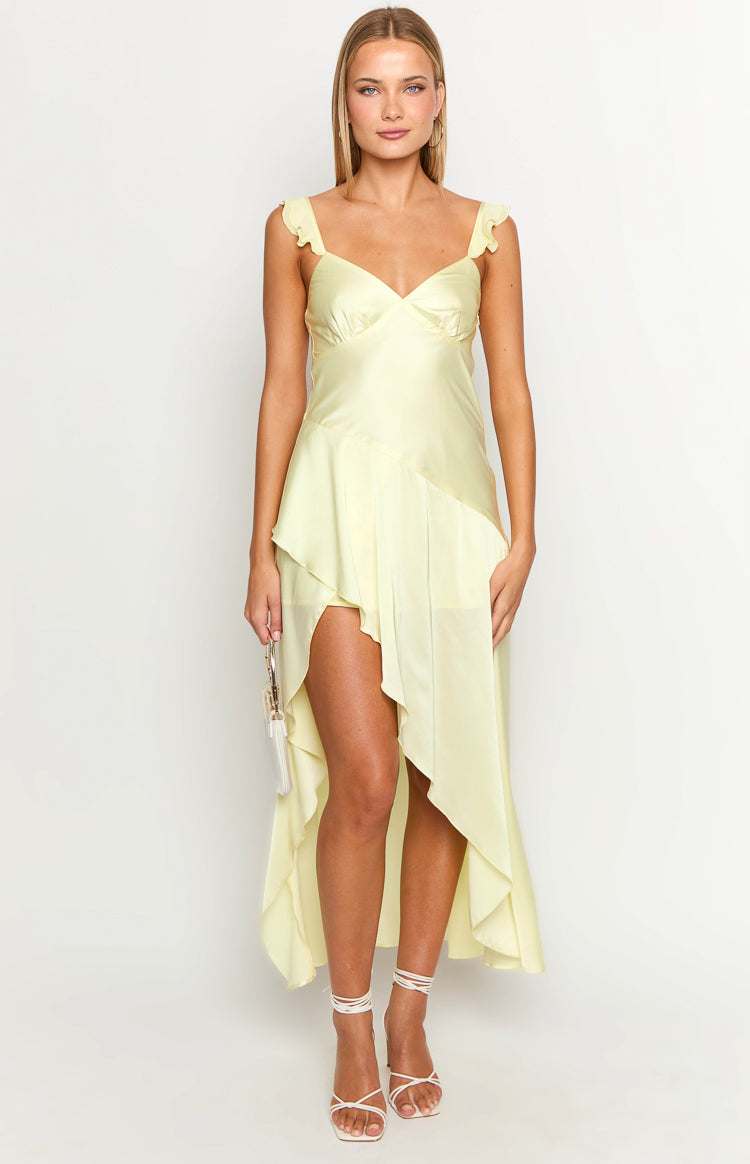 Corrina Yellow Maxi Dress-Vavasi.All Rights Reserved.