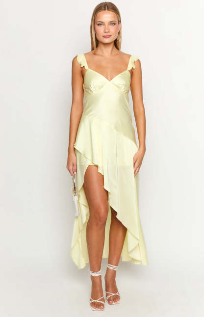 Corrina Yellow Maxi Dress-Vavasi.All Rights Reserved.