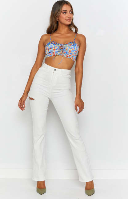 Cressida Corset Blue Print-Vavasi.All Rights Reserved.