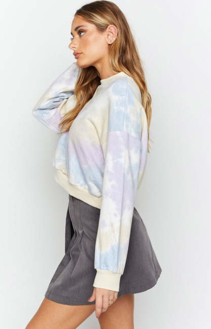 Cruisy Jumper Purple Tie Dye-Vavasi.All Rights Reserved.