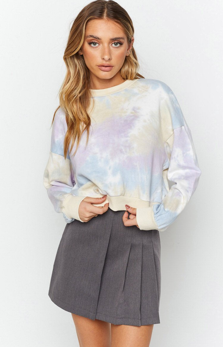 Cruisy Jumper Purple Tie Dye-Vavasi.All Rights Reserved.