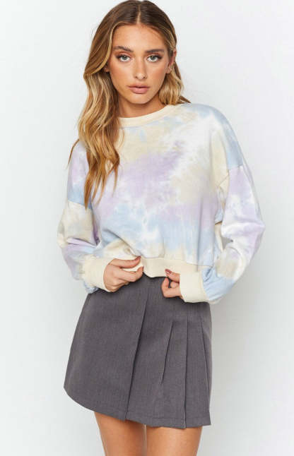 Cruisy Jumper Purple Tie Dye-Vavasi.All Rights Reserved.