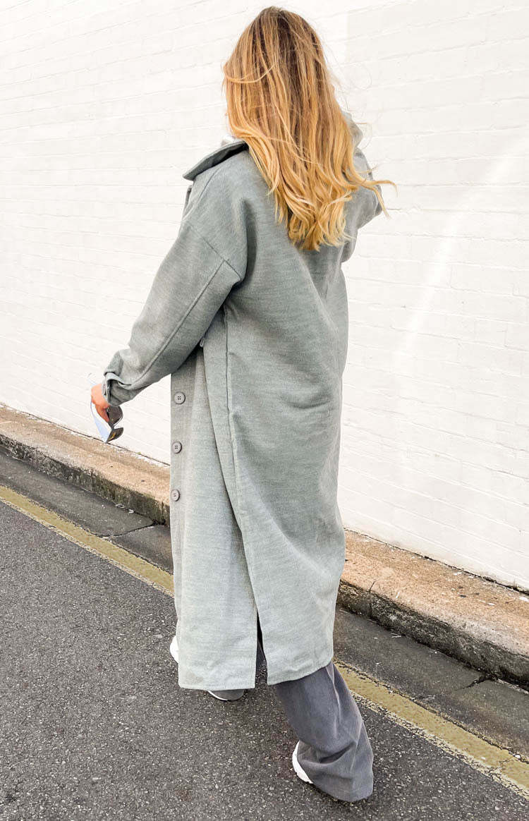 Cullen Grey Longline Shacket-Vavasi.All Rights Reserved.