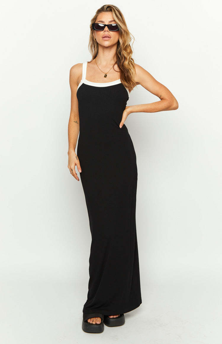 Cynthia Black Maxi Dress-Vavasi.All Rights Reserved.