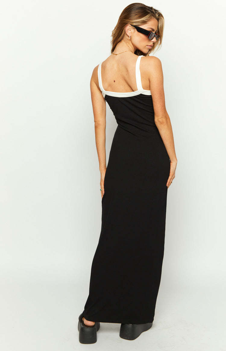 Cynthia Black Maxi Dress-Vavasi.All Rights Reserved.