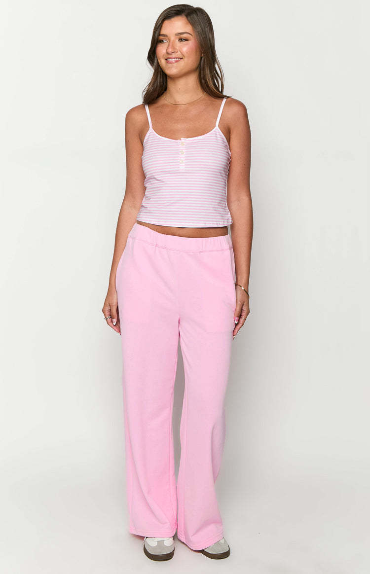 Dania Pink Track Pants-Vavasi.All Rights Reserved.