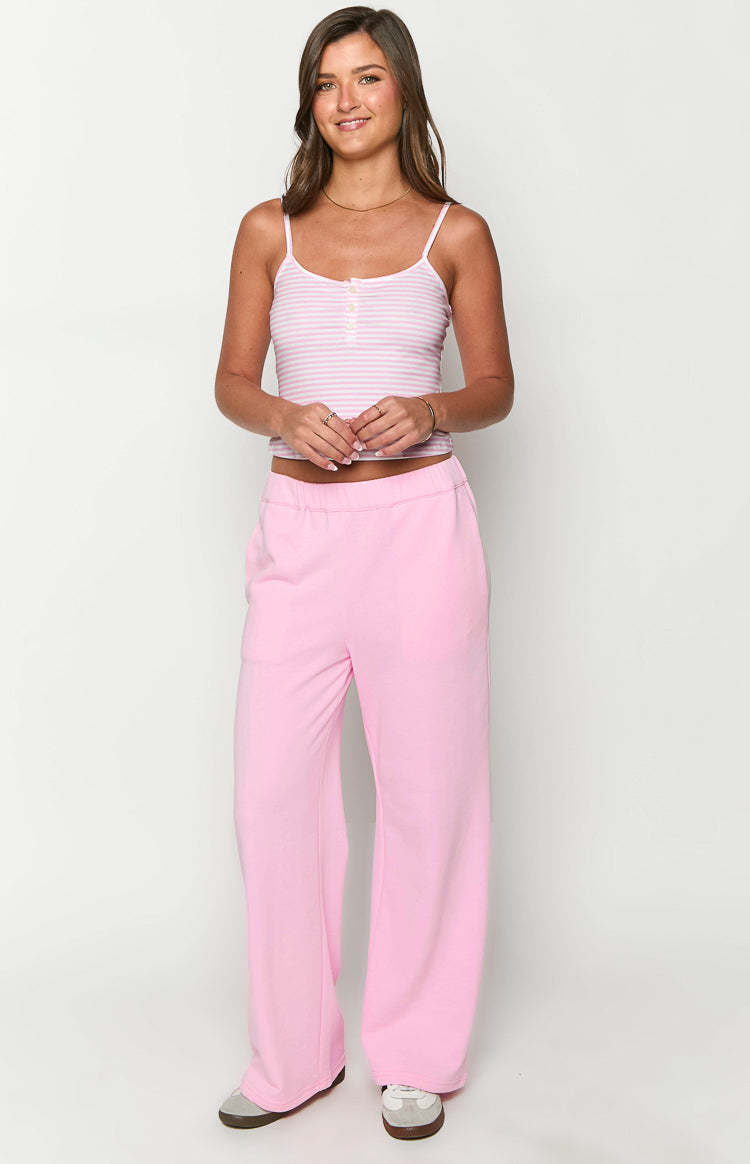 Dania Pink Track Pants-Vavasi.All Rights Reserved.