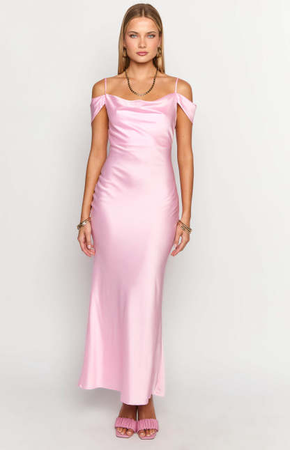 Darby Pink Maxi Formal Dress-Vavasi.All Rights Reserved.