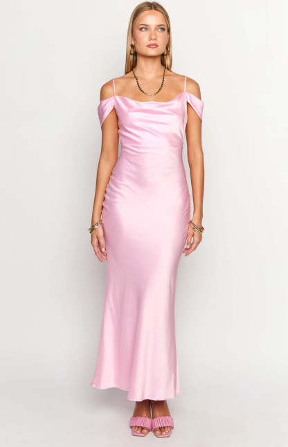 Darby Pink Maxi Formal Dress-Vavasi.All Rights Reserved.