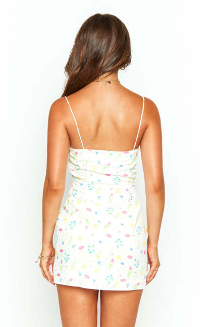 Darci Floral Mini Dress-Vavasi.All Rights Reserved.