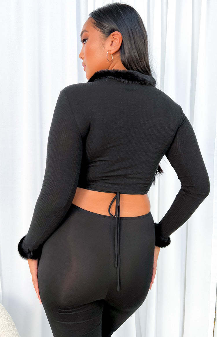 Darlah Black Tie Up Cardi-Vavasi.All Rights Reserved.