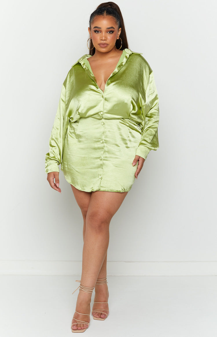 Deeper Water Mini Dress Green-Vavasi.All Rights Reserved.