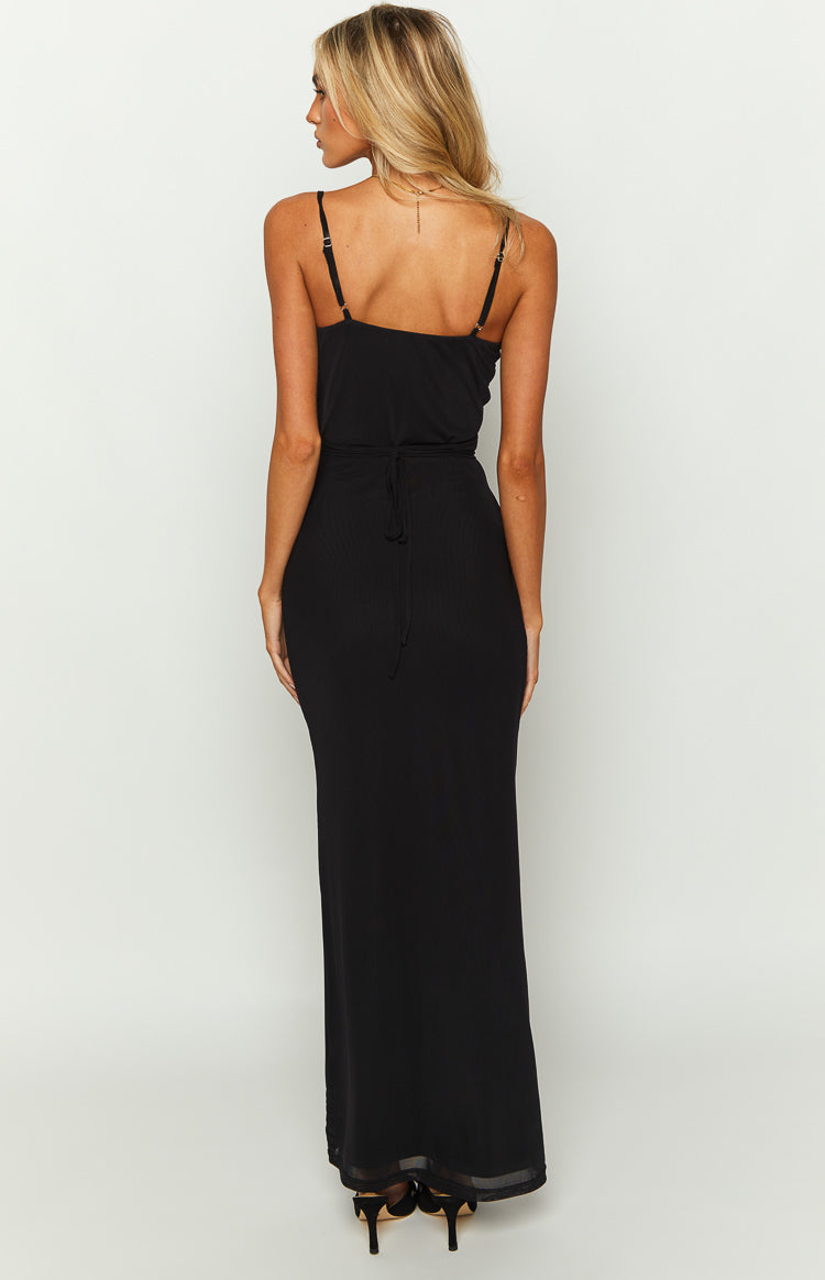 Dilara Black Maxi Dress-Vavasi.All Rights Reserved.