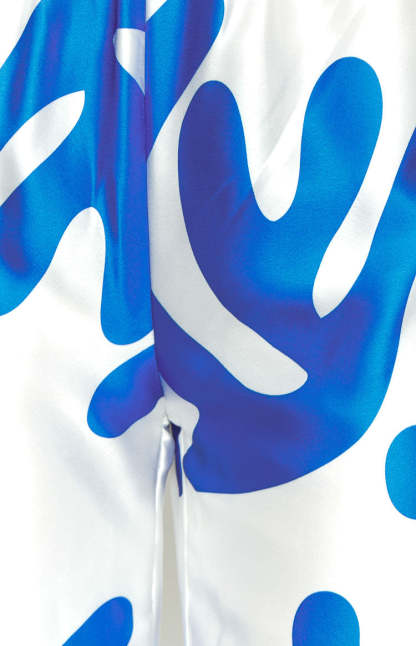 Dylan Blue Print Pants-Vavasi.All Rights Reserved.