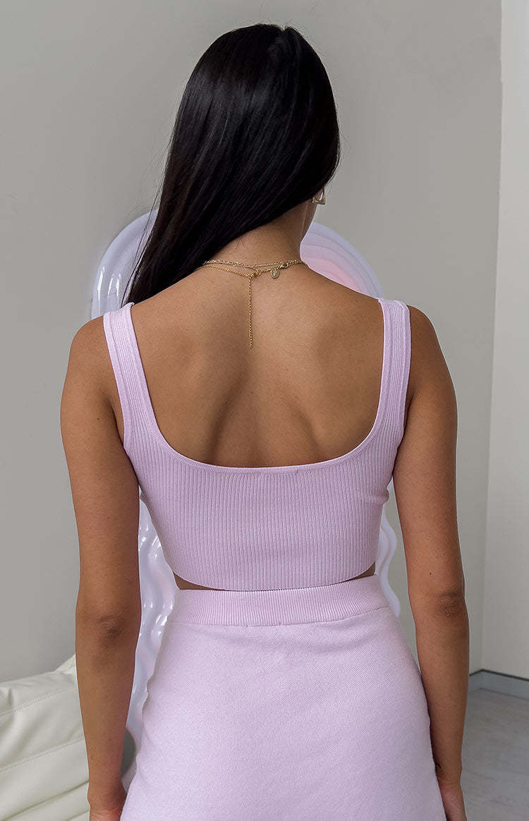 Eda Lilac Knit Top-Vavasi.All Rights Reserved.