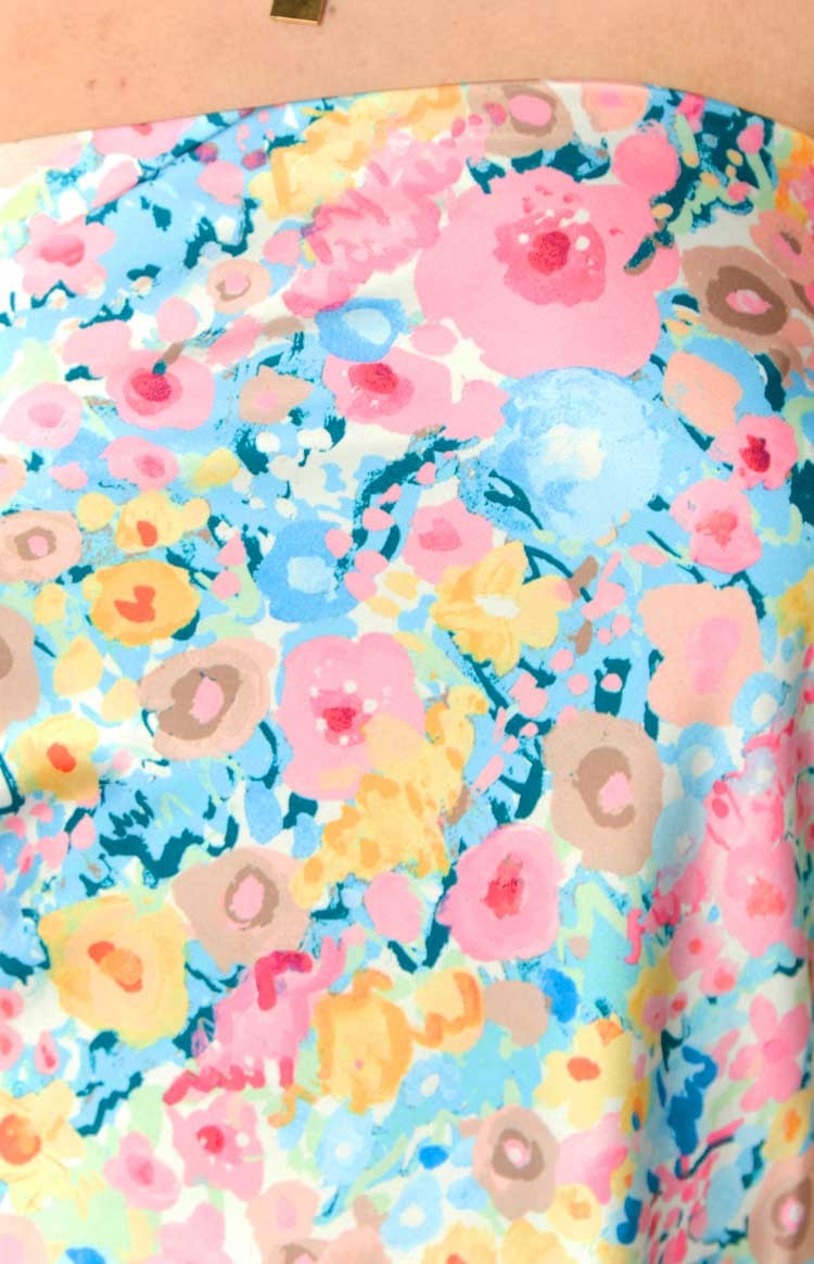 Ellie Floral Print Strapless Mini Dress-Vavasi.All Rights Reserved.