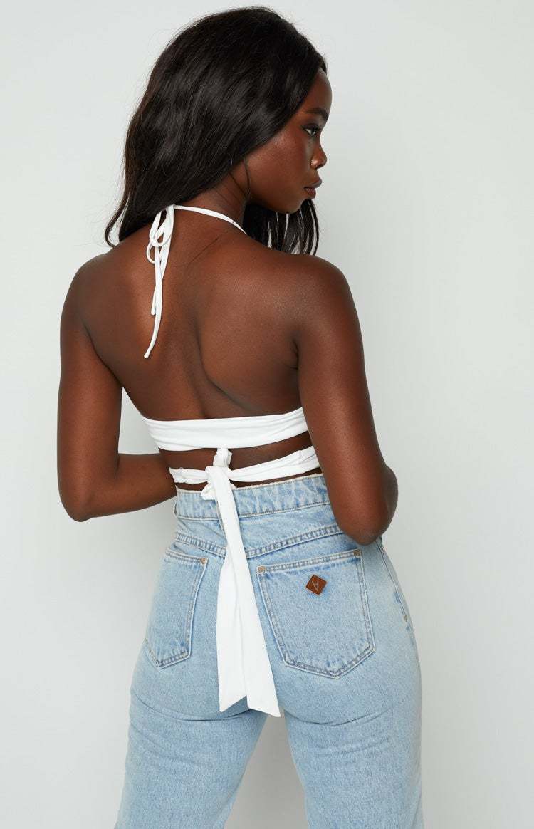Emalia White Wrap Top-Vavasi.All Rights Reserved.