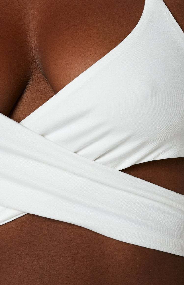 Emalia White Wrap Top-Vavasi.All Rights Reserved.