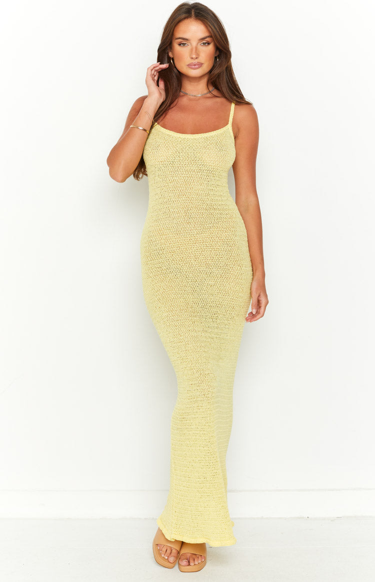 Ezra Yellow Maxi Dress-Vavasi.All Rights Reserved.