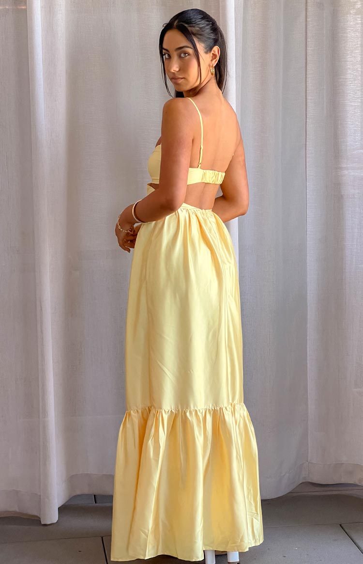 Felicitie Yellow Maxi Dress-Vavasi.All Rights Reserved.