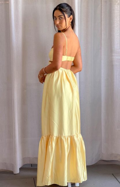 Felicitie Yellow Maxi Dress-Vavasi.All Rights Reserved.